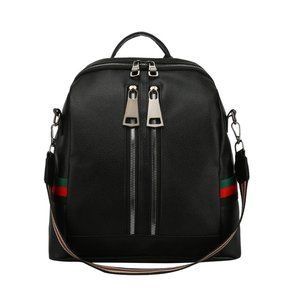 High-End Leather Street Backpack
